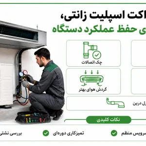 سرویس داکت اسپلیت زانتی، نکات مهم برای حفظ عملکرد دستگاه